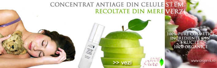 100% Pure Cosmetics - cosmetice pe baza de acizi si pigmenti din fructe