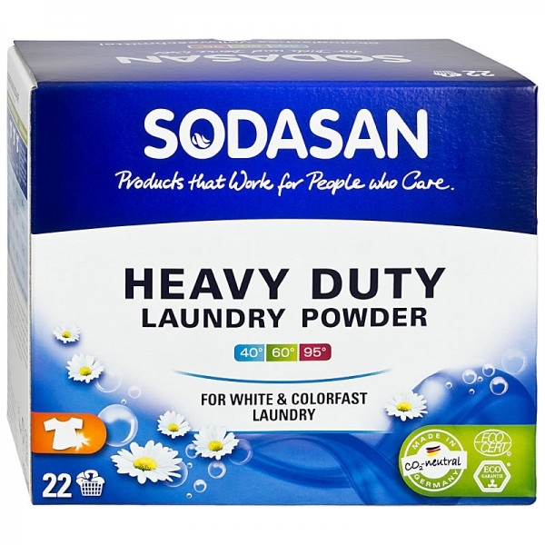 Detergent pudra pentru spalari grele, 1.2 kg - Sodasan 