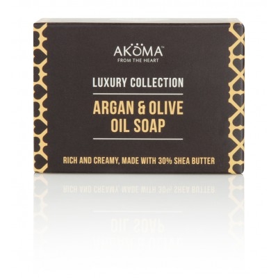 Sapun hidratant cu unt de shea si argan, fara parfum - Akoma Skincare 