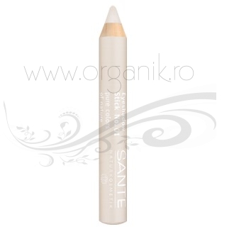 Creion fard sidefat pentru pleoape, White 01 - SANTE NATURKOSMETIK