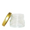 Borcan din sticla ZOIA cu capac metalic, 30 ml