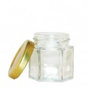 Borcan din sticlă ZOIA cu capac metalic, 50 ml - Mayam