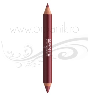 Ruj creion duo contur si stralucire, Glamorous Look 03 - SANTE NATURKOSMETIK