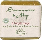 Sapun de Alep cu argila rosie, 100g - Douce Nature