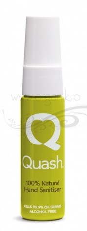 Spray antibacterian natural pentru igienizarea mainilor, 15 ml - Quash