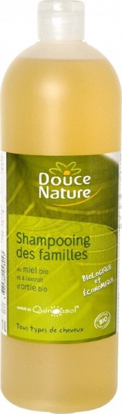 Sampon cu urzica format familial, 1L - Douce Nature
