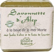 Sapun de Alep cu namol de la Marea Moarta, 100 g - Douce Nature