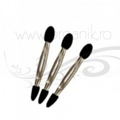 Aplicator dual pentru farduri, 6 cm, set de 3 bucăţi