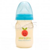 Biberon fara BPA cu gat larg, 150 ml - Green to Grow