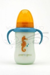 Biberon de trecere Seahorse, fara BPA - Green to Grow