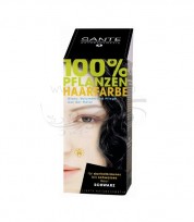 Vopsea pentru par din plante Negru, 100g - SANTE NATURKOSMETIK