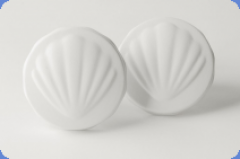 Set 2 capace Seashell - Green to Grow