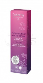Crema bio de noapte cu Goji, pentru ten uscat - SANTE NATURKOSMETIK