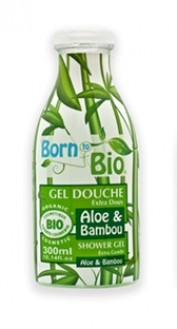 Gel de dus bio Aloe & Bambus, 300 ml - Born to Bio