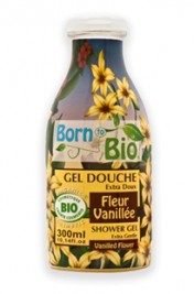 Gel de dus bio Floare de vanilie, 300 ml - Born to Bio