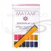 Hartie indicator PH 1-14, set de 10 buc - Mayam