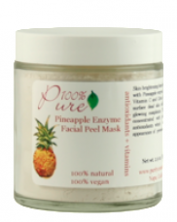 Masca exfolianta cu enzime  din ananas si papaya- 100 Percent Pure Cosmetics