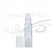 Recipient mini roll-on din sticlă, 10 ml