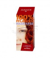 Vopsea pentru par din plante Rosu Natural, 100g - SANTE NATURKOSMETIK