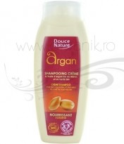 Sampon crema cu ulei de argan bio si unt de karite, 250 ml - Douce Nature