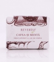 Sapun natural exfoliant cu Cafea si Menta - REVERTO