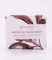Sapun natural purificator cu Argila si Bergamot - REVERTO
