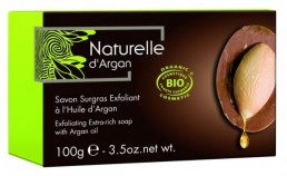 Sapun exfoliant cu Ulei de Argan BIO - Naturelle d'Argan