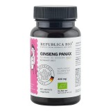 Ginseng Panax Ecologic din India (400 mg - extract 50:1), 60 capsule -  Republica BIO