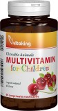 Multivitamine cu minerale pentru copii, 90 comprimate masticabile - Vitaking