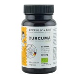Curcuma Ecologica (Turmeric) din India (405 mg), 60 capsule - Republica BIO