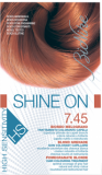 Vopsea de par hipoalergenica Shine On HS, Pomegranate Blonde 7.45 - Bionike
