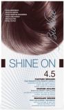 Vopsea de par tratament Shine On, Mahogany Brown 4.5 - Bionike