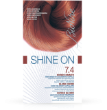 Vopsea de par tratament Shine On, Copper Blonde 7.4 - Bionike