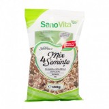 Mix 4 seminte (susan, in, floarea soarelui, dovleac) 150g - SanoVita