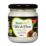 Ulei de cocos extravirgin ecologic, 200 ml - SanoVita
